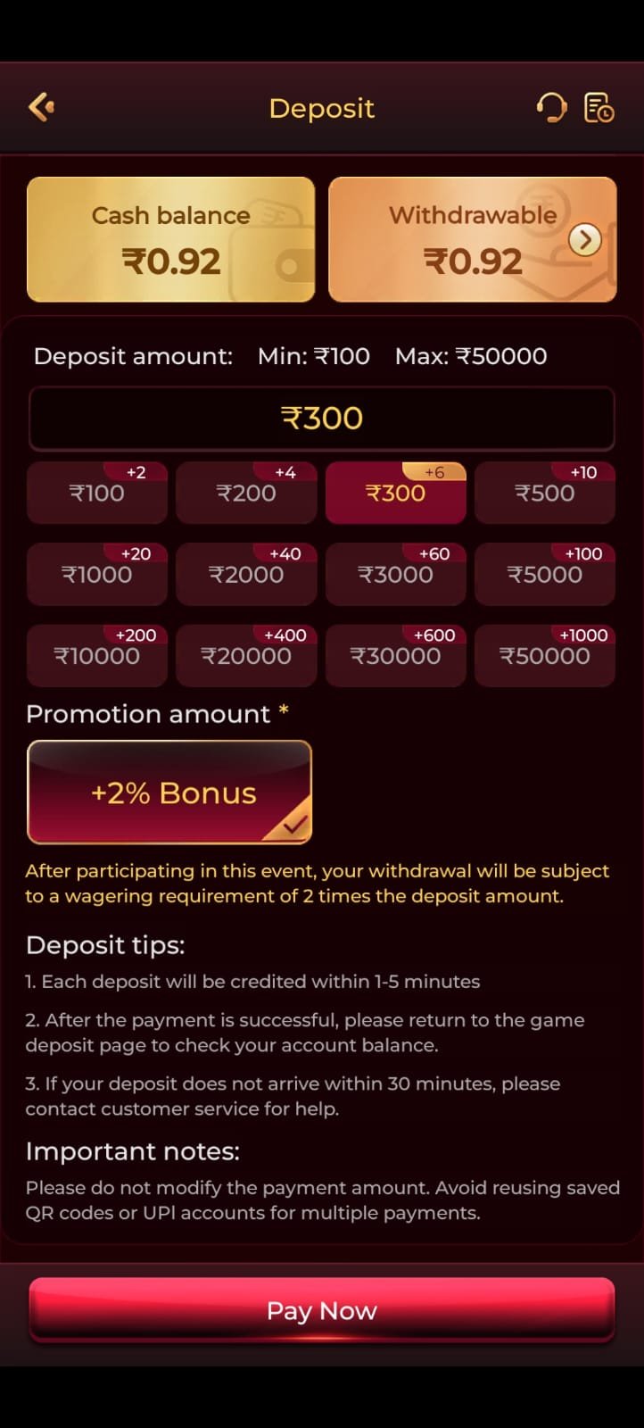 MMY Cash Withdrawals screenshot